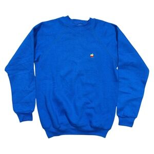 Vintage 90s Apple Macintosh Mac Embroidered Rainbow Logo Sweatshirt Mens Medium